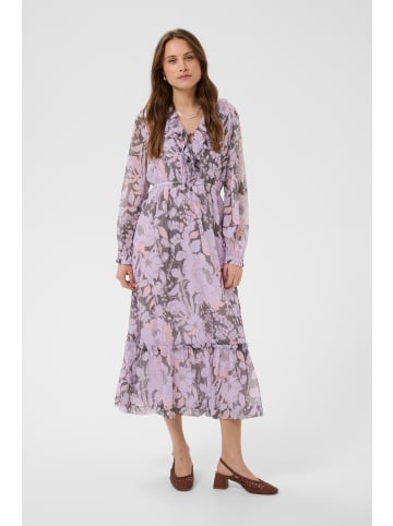 SAINT TROPEZ Kleid SolangeSZ Gerade Passform in Misty Lilac Garden Flowers