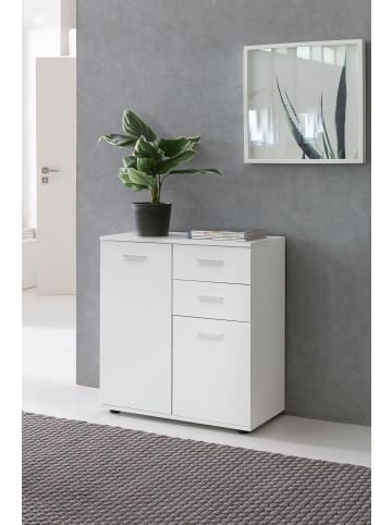 KADIMA DESIGN Kommode mit Türen & Schubladen 71x78x35,5cm Schrank Holz ,