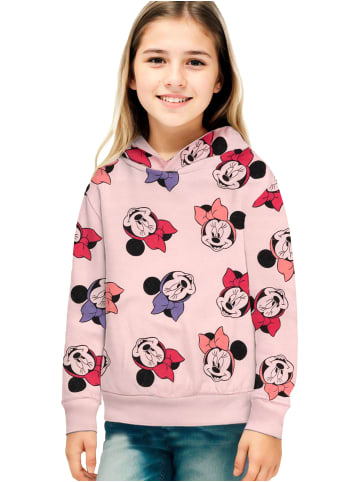 MINNIE MOUSE Disney Minnie Mouse Hoodie Kapuzenpullover Pullover Kapuze Sweatshirt in rosa