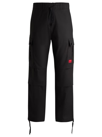 HUGO Hose in schwarz