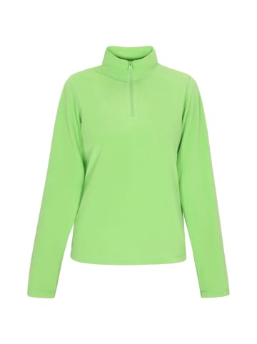 myMo Fleecepullover in Grün