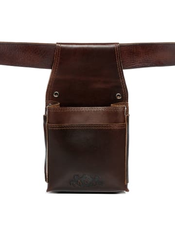 SID & VAIN Leder-Kellnerholster echt Leder specials groß braun-holster in braun