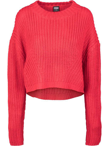 Urban Classics Urban Classics Gestrickter Rundhalsausschnitt in fire red