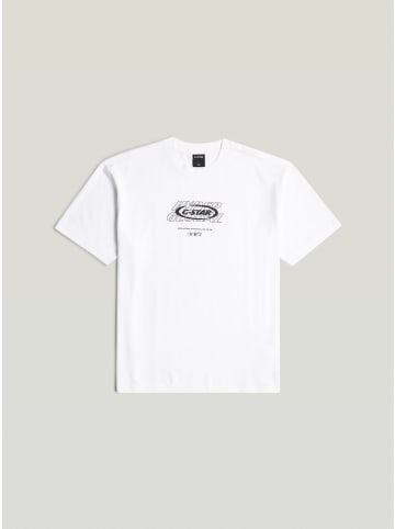 Hyper Graphic Relaxed T-Shirt white