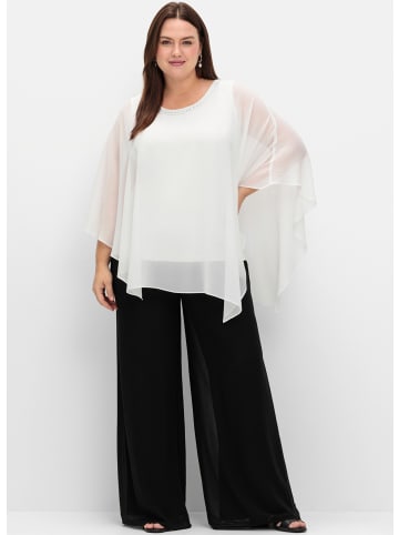 sheego Schlupfhose in schwarz