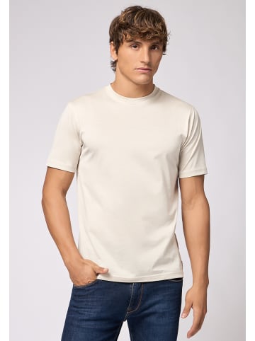Roy Robson Rundhalsshirt Basic Shirt in weiss
