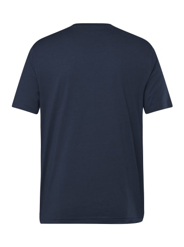 Men Plus Kurzarm T-Shirt in navy blau