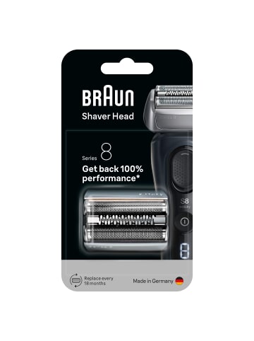 Braun Ersatzscherkopf "Kombipack 83M" in Silber