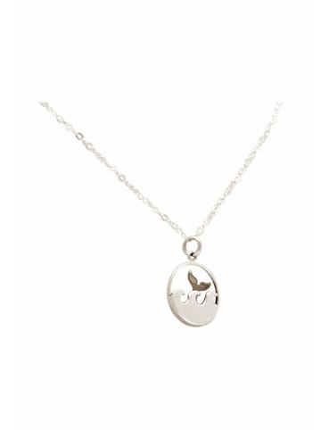 Gemshine Halskette mit Anhänger Maritim Nautics Surf Wellen Meer Flosse in silver coloured