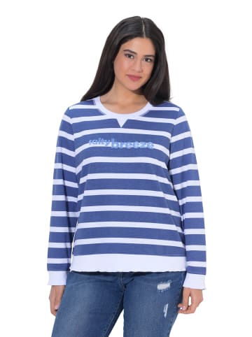 Ulla Popken Sweatshirt in atlantikblau