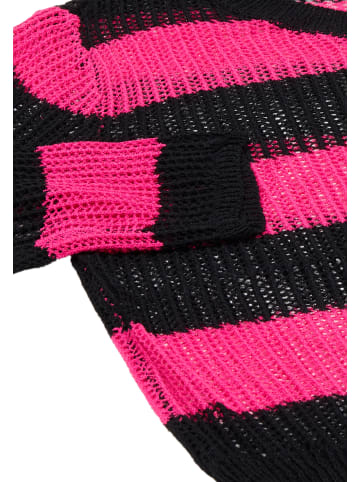 immy Damen Strickpullover in Schwarz Pink