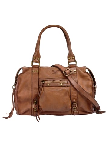 Samantha Look Shopper echt Leder in cognac