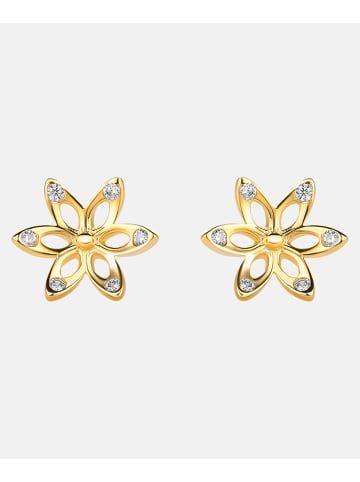 Diamant L'éternel Ohrringe aus 375 Gelbgold
