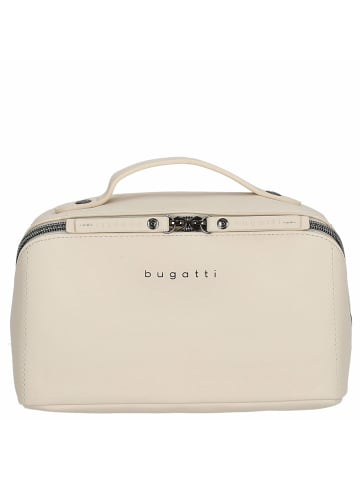 Bugatti Almata - Beautycase/Kulturbeutel 24 cm (black) in beige