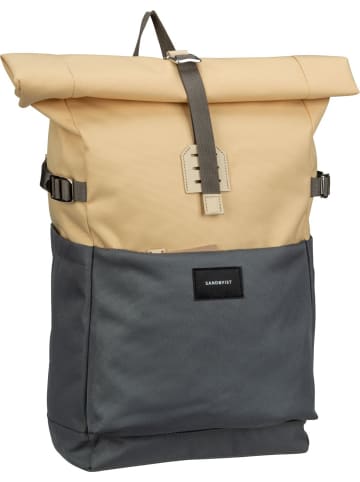 SANDQVIST Rucksack / Backpack Ilon Rolltop Backpack in Multi Wheat