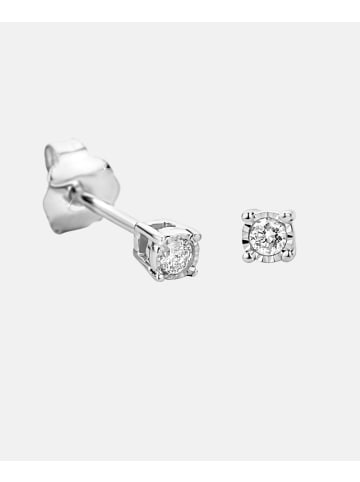 Diamant L'éternel Ohrringe aus 375 Weißgold mit Diamant