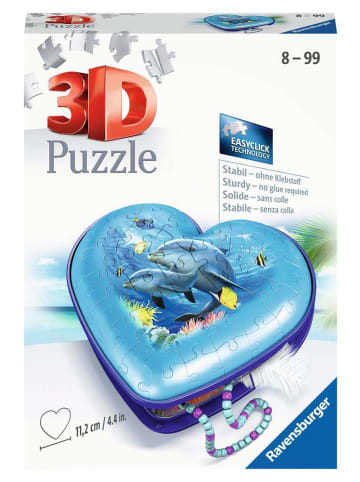 Ravensburger Ravensburger Puzzle 54 Teile Bauspiel Herzschatulle Unterwasserwelt in bunt