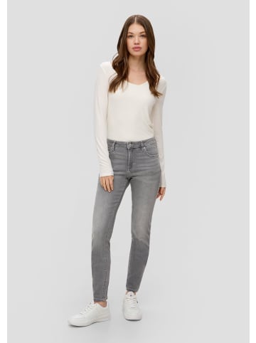 QS Jeans-Hose lang in Grau