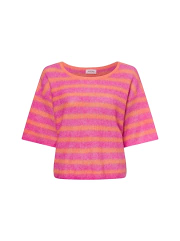 American Vintage Kurzarmpullover Nenybay in pink orange - 0001