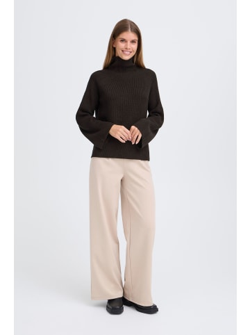 Oxmo Strickpullover OXBMMNELLY TURTLENECK in Schwarz