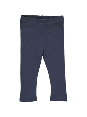 müsli Babyleggings aus Merinowolle in blue