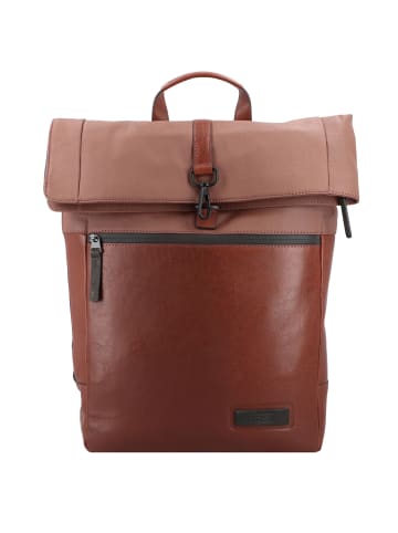 Jost Malmö Rucksack Leder 44 cm Laptopfach in cognac