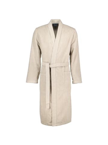 Cawö Cawö Bademäntel Herren Kimono Struktur 5509 sand - 339 in sand - 339