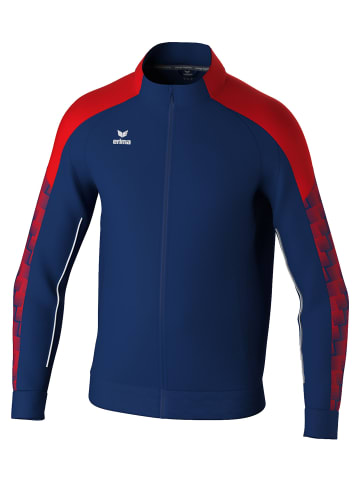 erima Unisex Erwachsene, Erwachsene Trainingsjacke in new navy/rot