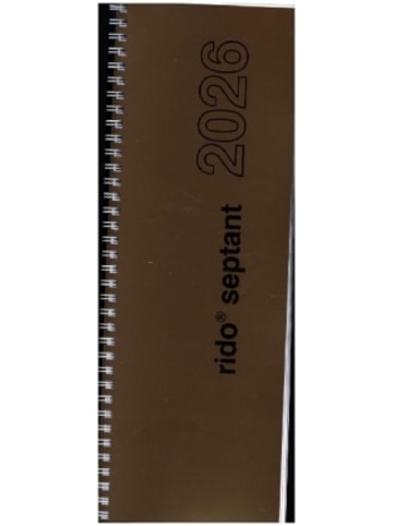 Baier & Schneider Kalender - Querterminbuch Mod. septant '26 , 305×105 mm, Karton, gol