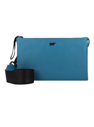 Braun Büffel Capri Umhängetasche RFID Schutz Leder 23 cm in ocean