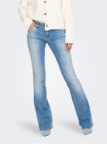 ONLY Flared fit jeans in Light Medium Blue Denim
