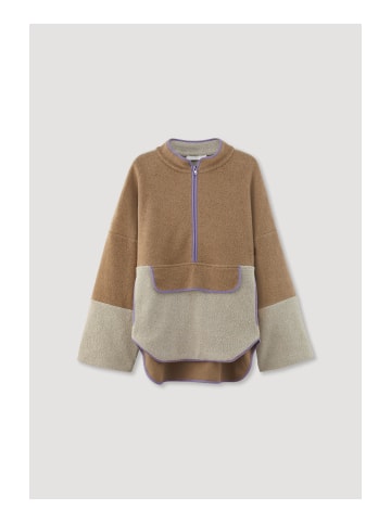 Hessnatur Fleece Troyer in camel