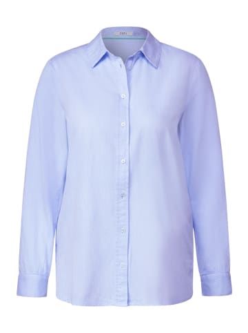 Cecil Longbluse mit Struktur in Blau