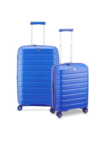 Roncato B-Flying 4 Rollen Kofferset 2-teilig mit Dehnfalte in ultraviolet