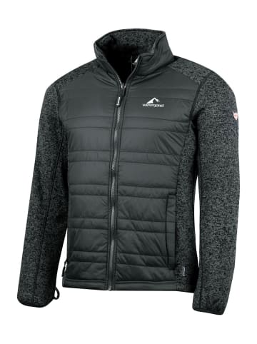 Westfjord Herren hybride Fleece Jacke "Gullfoss" in Schwarz