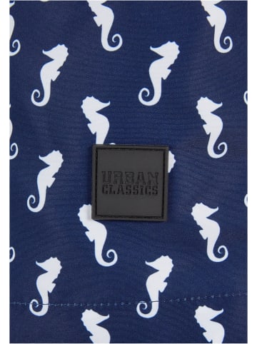 Urban Classics Badeshorts in navyseahorse