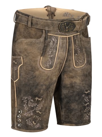 Nübler Lederhose Beneditto in Rum