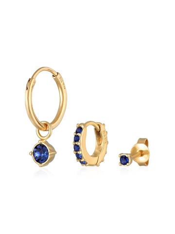 Elli Ohrringe 925 Sterling Silber in Blau