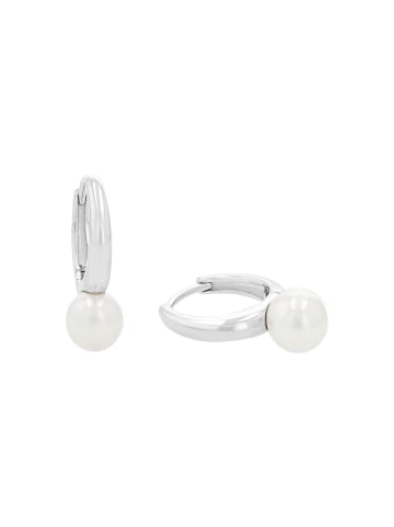 Amor Creolen Silber 925, rhodiniert in Silber