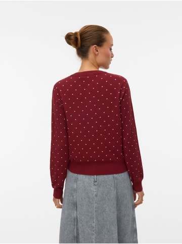 Vero Moda Strickjacke in Syrah