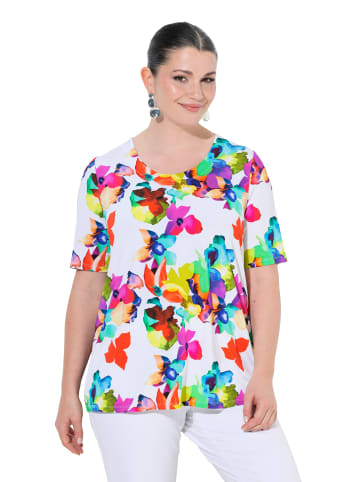 Ulla Popken Shirt in schneeweiß