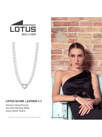 LOTUS silver Halskette Silber 925 Sterling Silber ca. 40cm