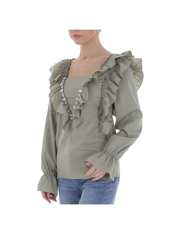 Ital-Design Bluse in Olive