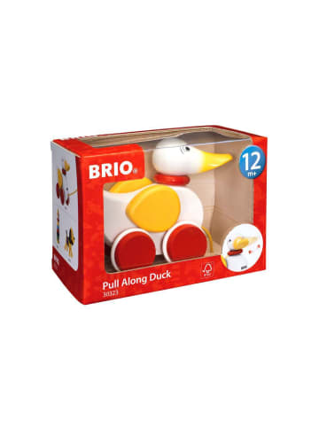 Brio Aktionsspiel BRIO Nachziehente, weiß Ab 19 Monate in bunt