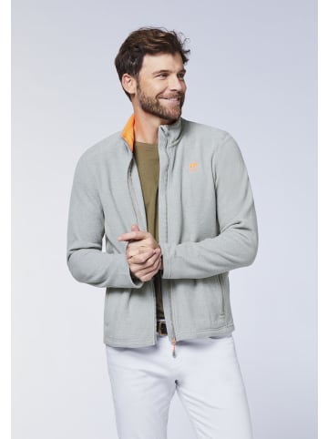 Polo Sylt Fleece-Jacke in Grau