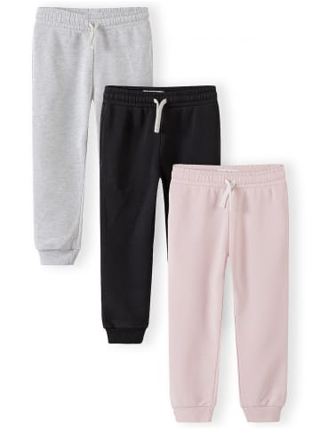 Minoti 3-er Pack Jogger Pants 30FLEECE151 in hellpink