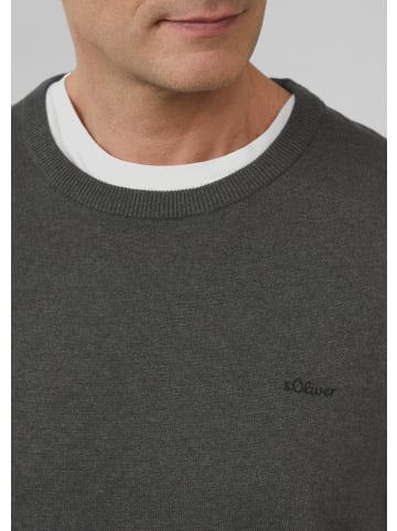 s.Oliver Strickpullover langarm in Grau