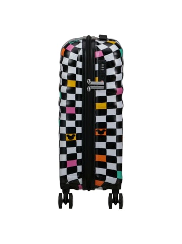 American Tourister Wavebreaker Disney - 4-Rollen-Kabinentrolley 55 cm (rot) in mickey check
