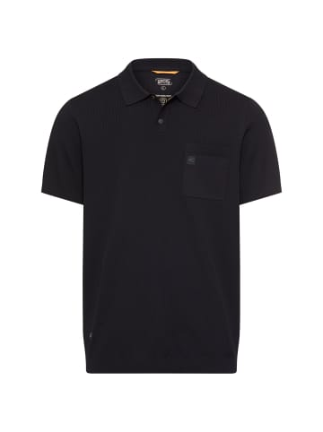 Camel Active fleXXXactive® Poloshirt aus schnelltrocknendem Material in Dunkelblau