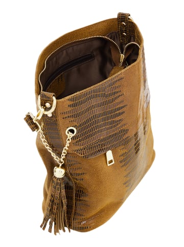 Sidona Damen Schultertaschen in Militär Grün